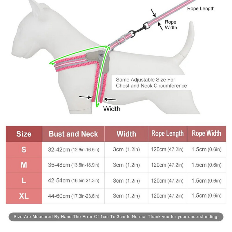 Liemenės stiliaus šunų pavadėlių komplektas krūtinės diržo pavadėliai naminių gyvūnėlių diržai mažiems vidutinio dydžio šunims