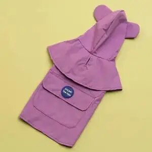 S-3XL Naminiai gyvūnai Šunų Drabužiai su gobtuvu Naminių lietpalčiai Juostiniai šunys Lietaus paltai Neperšlampami striukės Lauke Kvėpuojantys drabužiai šuniukams