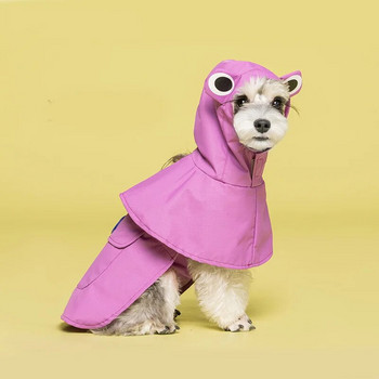 S-3XL Домашни любимци Кучешки дрехи Дъждобрани за домашни любимци С качулка Дъждобрани за кучета Дъждобрани за кучета Водоустойчиви якета Външни дишащи дрехи за кученца