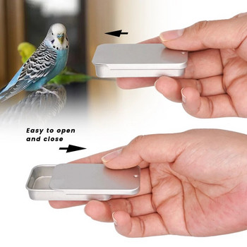 1 PC Bird Feeding Handheld Feeder Mini Feeding Box πολλαπλών χρωμάτων Εκπαίδευση πουλιών Food Jar Bird Growth Training Διαδραστικό παιχνίδι