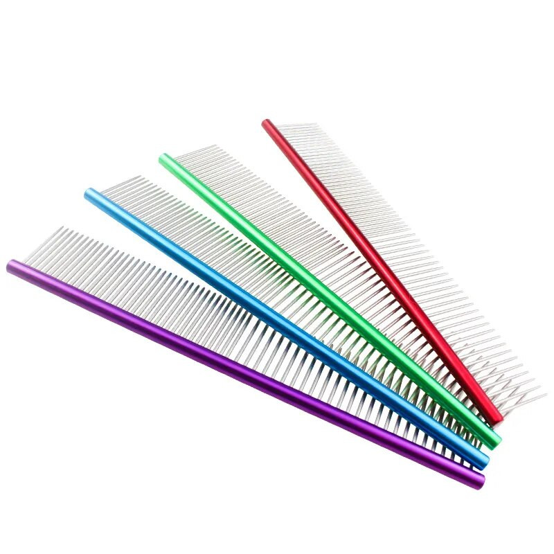 Gyvūnų priežiūros šukos Spalvingi pianino dažai Profesionalios antikorozinės šukos šunims Stiliaus šukos Kačių priežiūros reikmenys