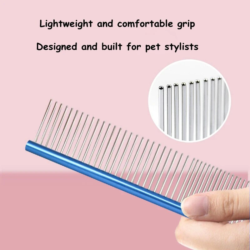 Gyvūnų priežiūros šukos Spalvingi pianino dažai Profesionalios antikorozinės šukos šunims Stiliaus šukos Kačių priežiūros reikmenys