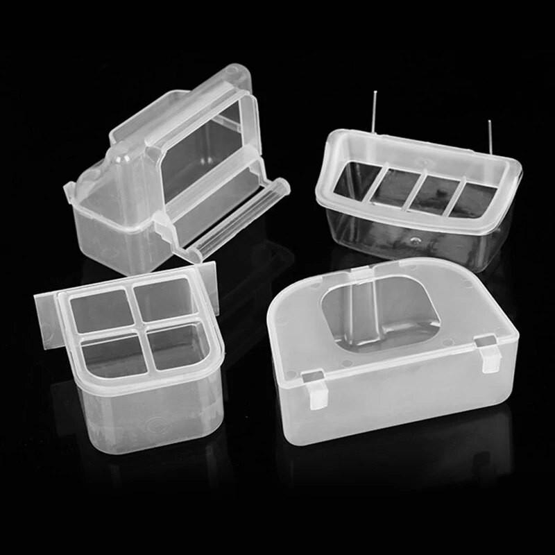 Papūgos lesyklėlė girtuoklė Paukščių reikmenys paukščių narvai Papūgos paukščiai vandens kabantis dubuo tiekimo dėžutė naminių gyvūnėlių narvas Plastikinis maisto konteineris