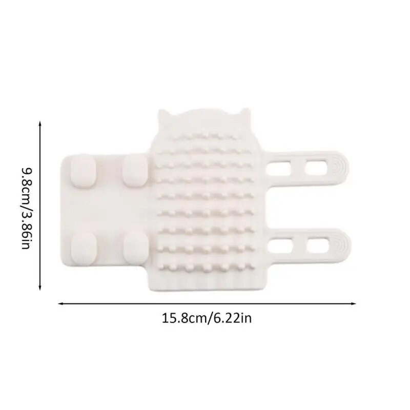 Гребен за обезкосмяване на котка за домашен любимец Гребен за драскане на котки Четка за триене Подстригване на коте Самопочистващ се стенен ъгъл Гребени за драскане за котки