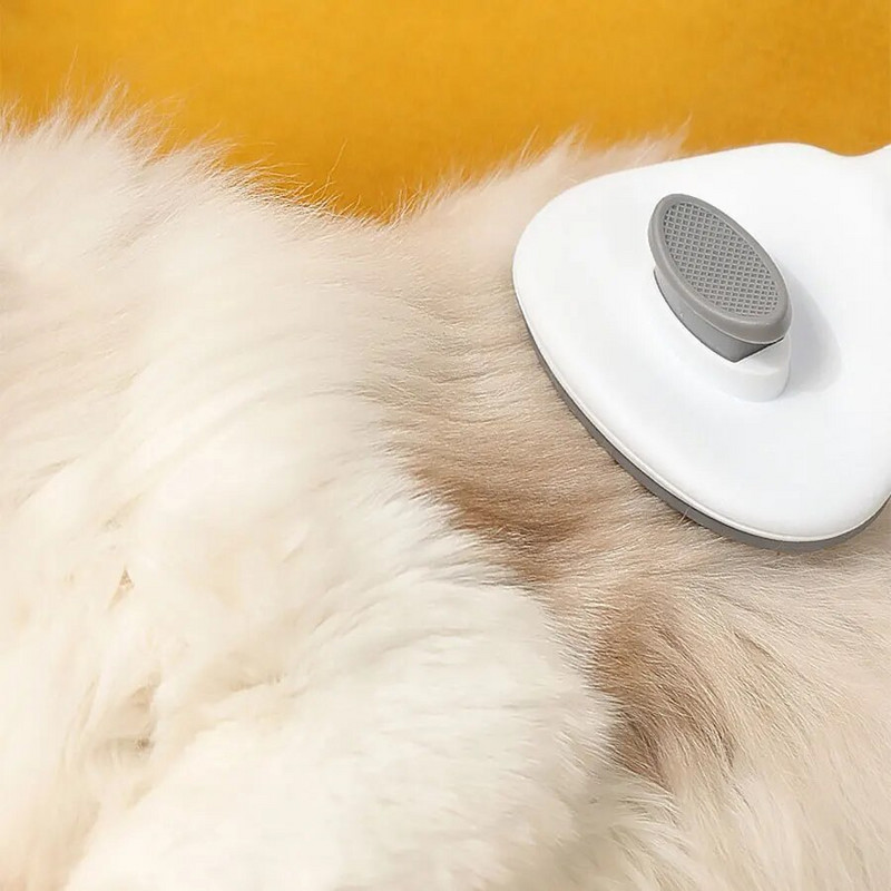 Pieptene pentru pisici Îndepărtează firele de păr Perie cu autocurățare pentru pisici Masaje pentru părul animalelor de companie Pieptene Masaje pentru păr Îngrijirea câinilor Accesorii pentru animale de companie