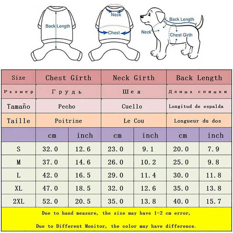 Zimski topli kombinezon za pse od flisa za male srednje štene Mačka Pidžama Kaput Odjeća za čivavu Kostim za francuskog buldoga Odjeća za yorkija