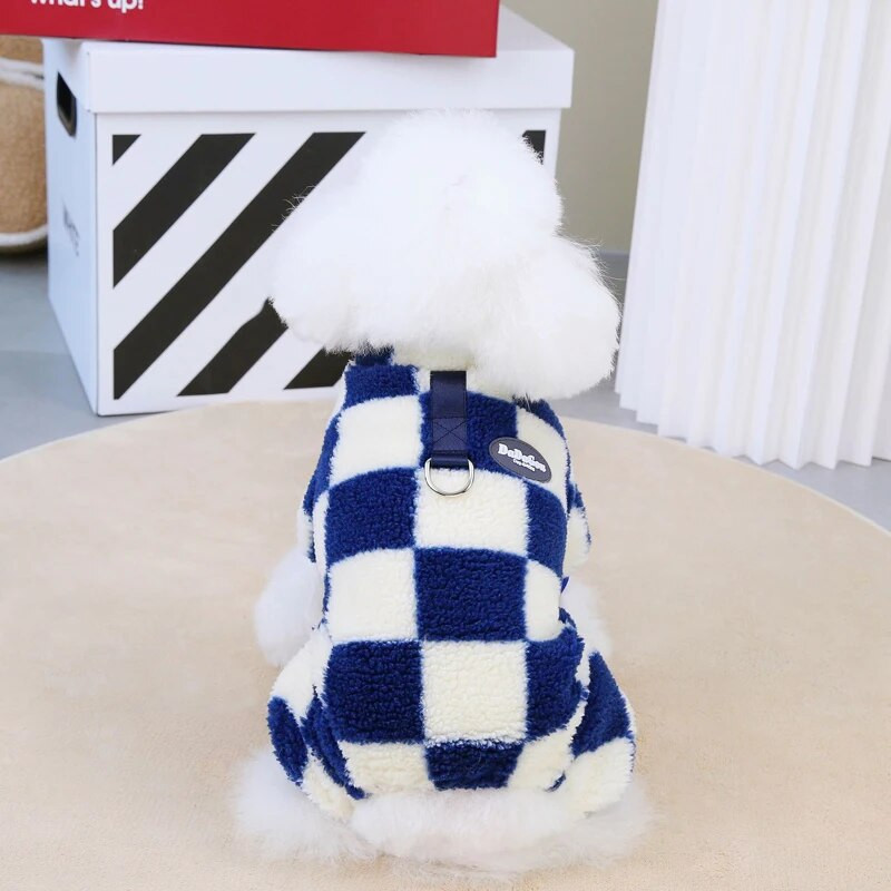 Talvine soe korallifliisist koerte kostüüm Lemmikloomade riided Kutsikate kasukas väikesele keskmisele koerale jakk Chihuahua prantsuse buldogi kostüümid