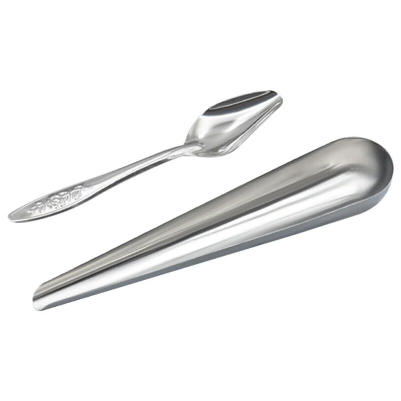 Paukščių šėrimo šaukštas Naminių gyvūnėlių paukščių papūgos paukščių narvas Pridėti maisto šaukštas nerūdijančio plieno Pašaras Paukščių šėrimo šaukštas Paukščių šėrimo reikmenys