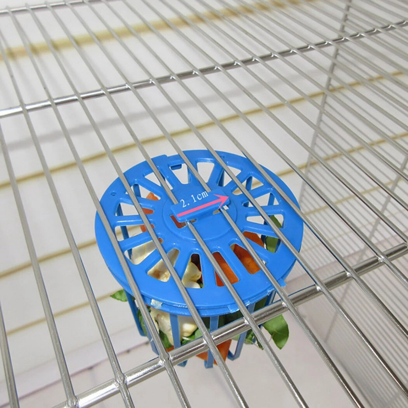 2tk lindude papagoi toitja puur, puu- ja juurviljahoidja puuritarvikud rippuv korv konteiner Mänguasjad Lemmiklindude tarvikud Droshipping