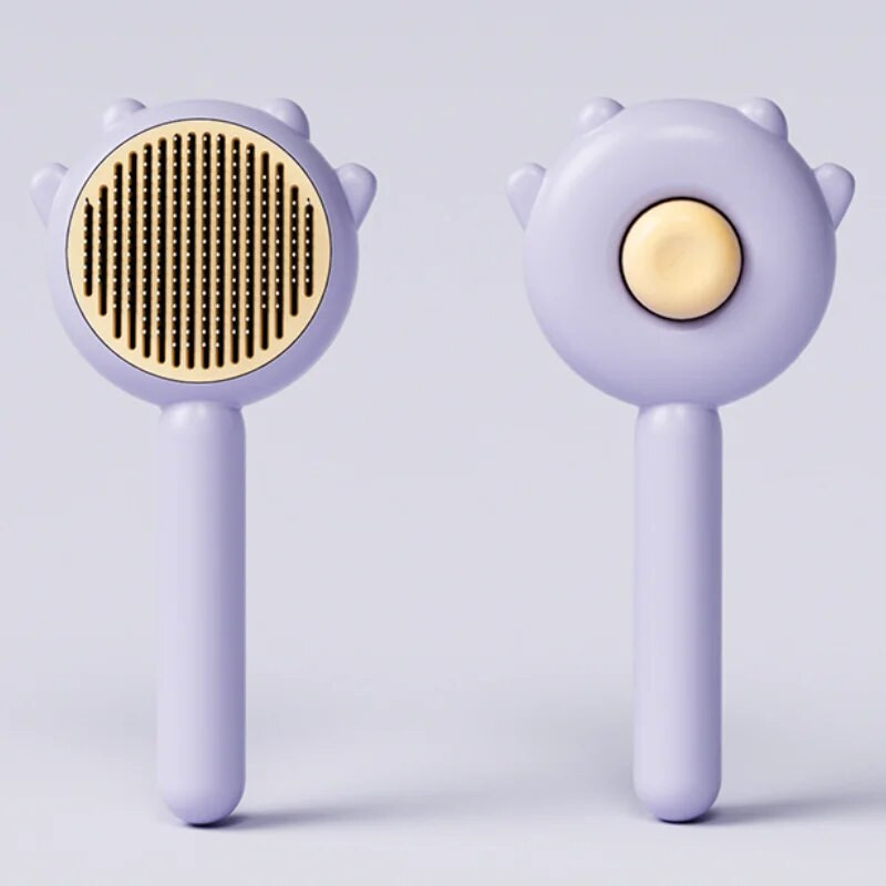 Savaime išsivalantis plaukų šalinimo šepetys naminiams gyvūnėliams, kačių šukos, šunų ir kačių viliojimo įrankiai, plaukus šalinantys priedai