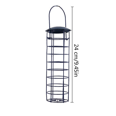 Paukščių tiektuvas lauke pakabinamas tinklelio šėrimas nešiojamiems laukiniams paukščiams geležies riebalų kamuoliukų laikiklis Gaminiai Parko sodo medžių konteineris