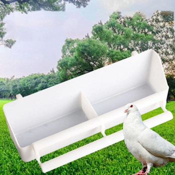 Parrot Birds Water Box Κρεμαστό μπολ Parakeet Feeder Box Κλουβί για κατοικίδια Πλαστικό δοχείο φαγητού Peony Budgerigar Supplies Bird Feeder