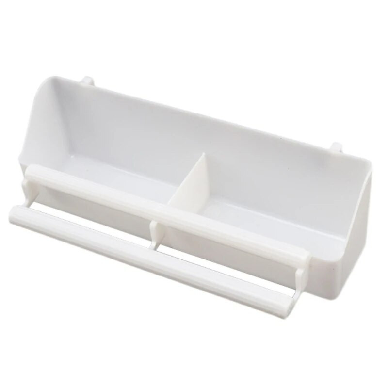 Papūgos paukščių vandens dėžutė pakabinamas dubuo Parakeet tiekimo dėžutė naminių gyvūnėlių narvas Plastikinis maisto konteineris Bijūnų papūgos reikmenys paukščių lesyklėlė