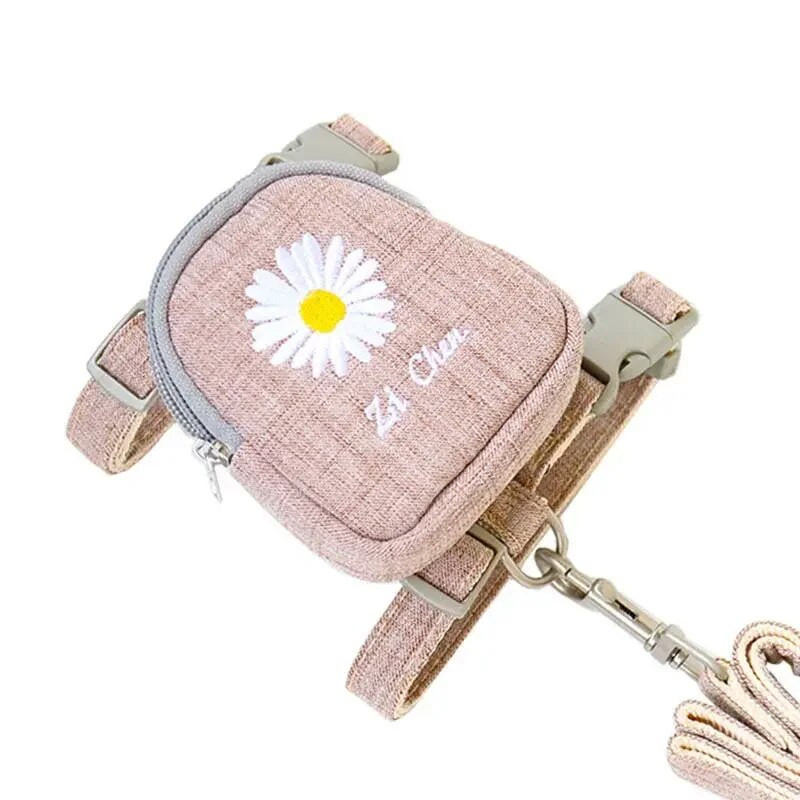 Kisállat macska hátizsák D-gyűrűs pórázzal, pánttal Póráz Hordtáska kis kutya macskáknak Utazás Kemping Túrázás