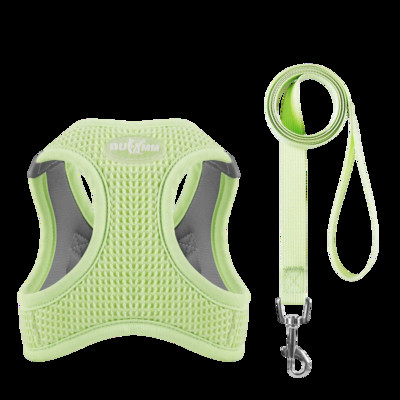 Postroj pre psa s vestou, bez ťahania, nastaviteľný reflexný priedušný vonkajší postroj pre psa, vesta pre malé psy