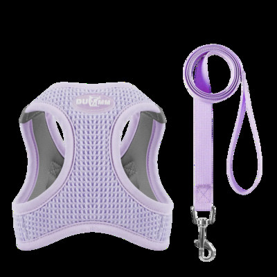 Postroj pre psa s vestou, bez ťahania, nastaviteľný reflexný priedušný vonkajší postroj pre psa, vesta pre malé psy