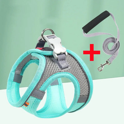 Koerte rakmed Vest Rind Kass Kaelarihmad Köis Väikesed koerad Helkur Hingav Reguleeritav Õues jalutamiseks Reisitarbed Lemmikloomatarbed