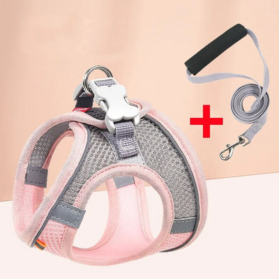 Koerte rakmed Vest Rind Kass Kaelarihmad Köis Väikesed koerad Helkur Hingav Reguleeritav Õues jalutamiseks Reisitarbed Lemmikloomatarbed