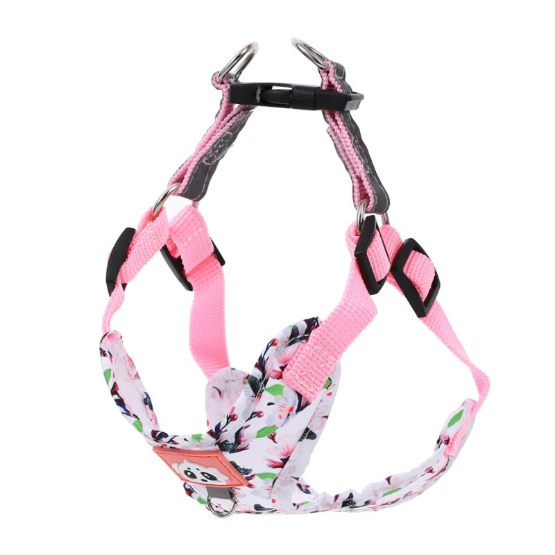 Reguliuojami diržai šuniui be įtempimo miela katė minkštų vaikščiojimo pavadėlių rinkinys augintinio šuns liemenės liemenė Teddy Beagle tinka mažiems ir med.