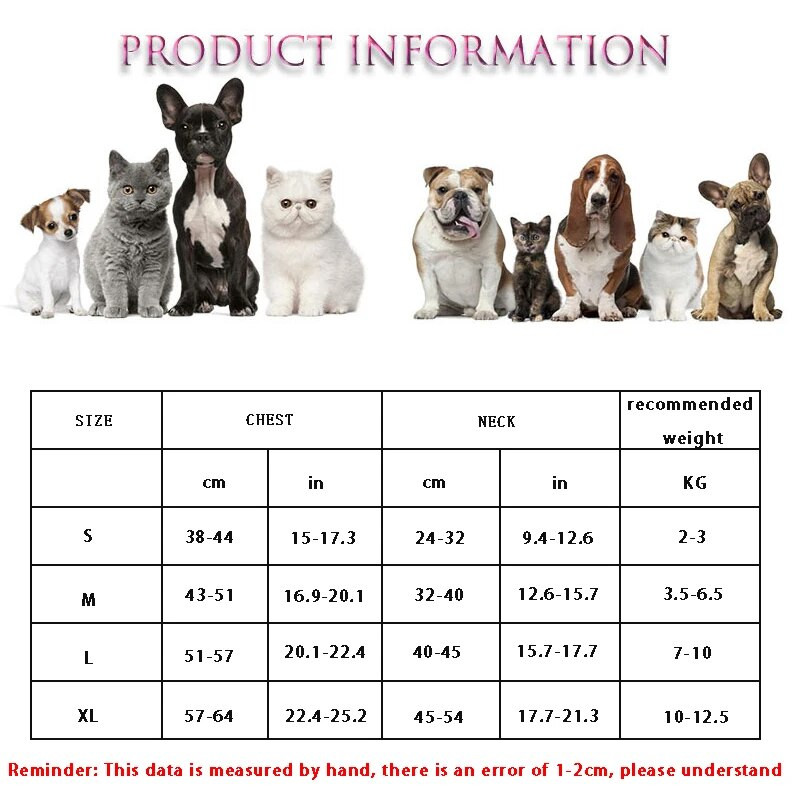 Reguliuojami diržai šuniui be įtempimo miela katė minkštų vaikščiojimo pavadėlių rinkinys augintinio šuns liemenės liemenė Teddy Beagle tinka mažiems ir med.