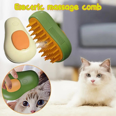 3 In 1 Electric Spray Comb Cat Hair Brushes Cat Steam Brush Steamy Dog Brush For Massage Pet Grooming Comb Hair Removal Combs