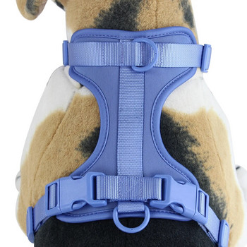 Нов дишащ колан за кучета Регулируема презрамка за гърди Разходка на открито Развлекателен колан за малки кучета Средни аксесоари за домашни любимци