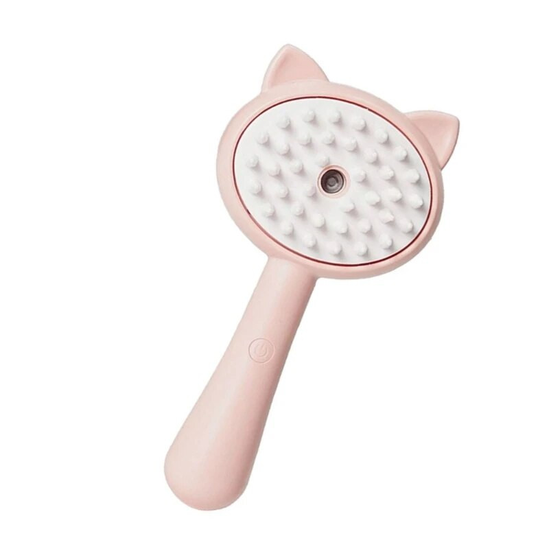 Kačių rūko šukos kirpyklų šepetys katėms / šunims rūko šepetys masažui, mazgų šalinimas ilgo ir trumpo plauko katėms 090C