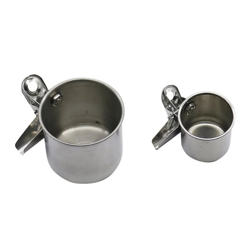 Nova metalna hranilica za ptice, zdjela za papige, hrana, voda, posuda za hranjenje kaveza za kućne ljubimce, držač za čaše, pribor za kućne ljubimce, pojilica za papige, 1 kom.