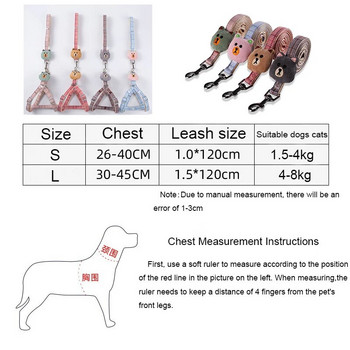 Pet Cat Dog Harness Leash Adjustable Vest Collar for Small Medium Dog Puppy Outdoor Walking Chihuahua Terier Puppy Аксесоари