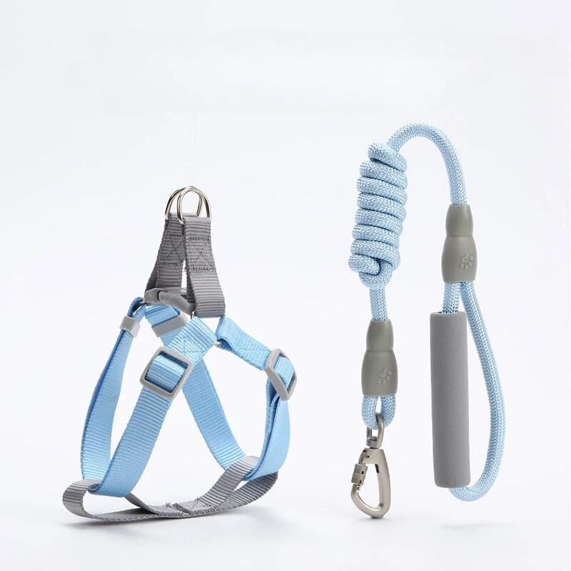 Kucēnu siksnas Regulējamas Elpojošas Suņu Vestes Ārā Pastaigas Siksnas un siksnas komplekts maziem suņiem