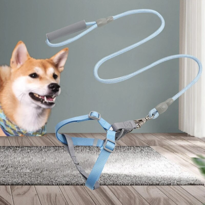 Kucēnu siksnas Regulējamas Elpojošas Suņu Vestes Ārā Pastaigas Siksnas un siksnas komplekts maziem suņiem