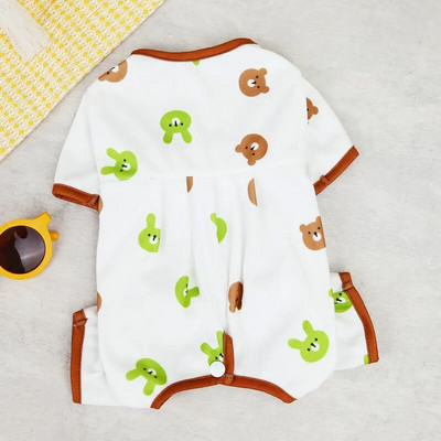 Kombinezonas šuniui mažiems šunims šuniukų megztinis Rudens žiema šunų drabužiai Mieli ploni šunų pižamos kačiukas Čihuahua šunų kailis keturioms kojoms