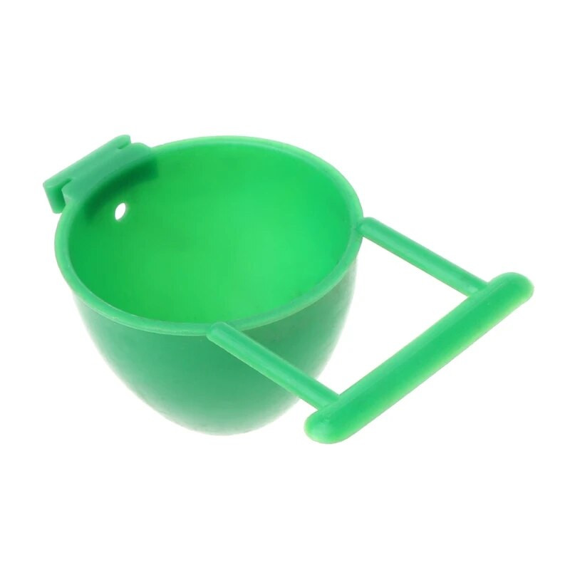 Paukščių papūgos lesyklėlė vaisių kiaušinių talpyklos laikiklis narvas Pakabinamas naminių paukščių reikmenys HX6D