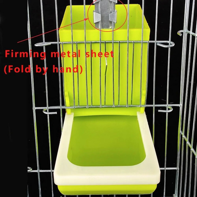 Prevencinis aptaškymas paukščių ėdalo konteineris pakabinamas Praktiškas plastikinis automatinis papūgos šėrimo prietaisai Paukščių priedai balandžiams