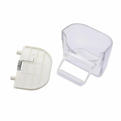 2 vnt. Paukščių ėdalo lesyklėlė girdykla Kabantis voljero narvelyje Papūga papūga Lovebird