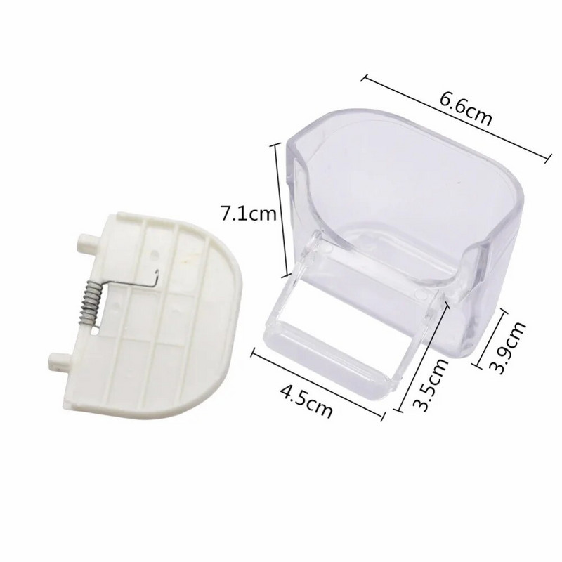 2 vnt. Paukščių ėdalo lesyklėlė girdykla Kabantis voljero narvelyje Papūga papūga Lovebird