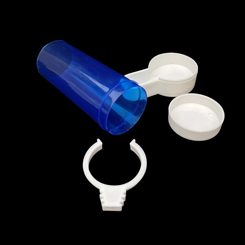 Pet Bird automatinė girdykla lesyklėlė Mėlyna paukščių lesyklėlė Paukščių narvelis Papūgos šėrimo įrankis Automatinis šėryklos dubenys ir girdyklos 1 vnt.