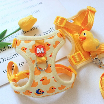 Reguleeritav prantsuse buldogi lemmiklooma kaelarihm koertele Animal Print Kutsika Rakmed Vest Polüester Väikesed Keskmised Koerte jalutusrihma Aksessuaarid