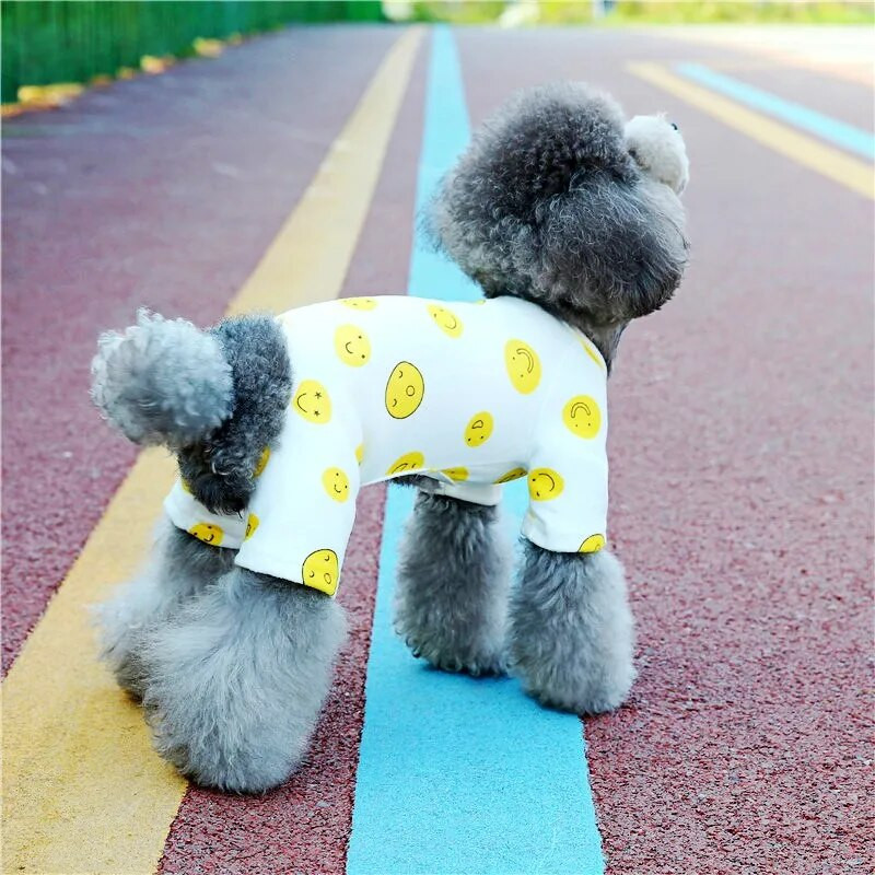 Zimska topla odjeća za pse za male pse Kombinezoni za slatke pse iz crtića Modni kombinezoni za štene Meke pidžame za mačke Odjeća za čivavu