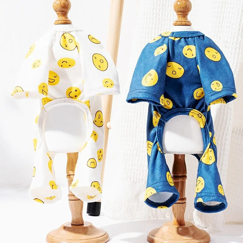 Zimska topla odjeća za pse za male pse Kombinezoni za slatke pse iz crtića Modni kombinezoni za štene Meke pidžame za mačke Odjeća za čivavu