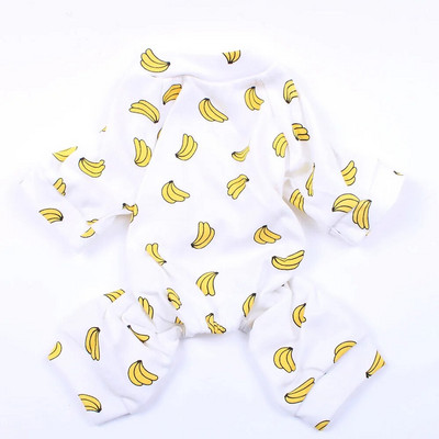 Mažas Šuo Katė Gėlėtas Kombinezonas Pižamos Marškinėliai Pet Puppy Naktiniai marškinėliai Šunims Katės Mažos Vidutinės