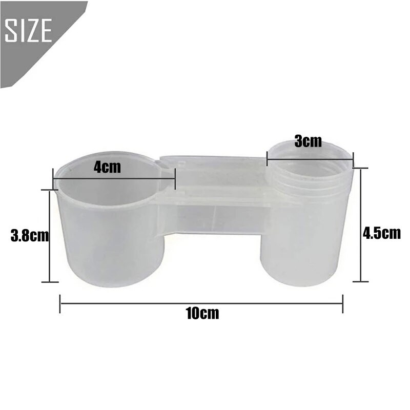 1-3 vnt. Pigeons paukščių lesyklėlė, tinkanti Soda Pop vandens buteliukui, skirta vištų paukščių lesyklėlei su gyvūnų šėrimo priedais