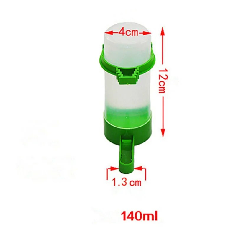1 db madárvíz itató adagoló automata itató szökőkút kisállat papagáj ketrec palack ivópohár tálak kisállat madarak kellékek adagolója