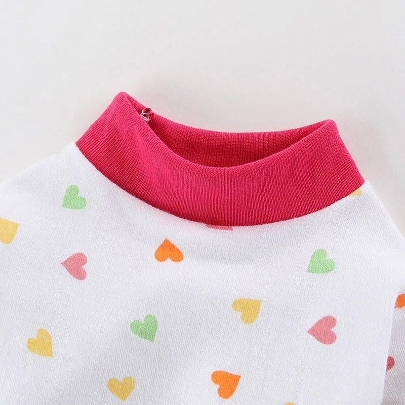 Šunų kombinezonas Mada Pavasariniai naminių šunų drabužiai Mieli spausdinti šuniukų pižamos Minkštas kačių kombinezonas Šiltas kačiuko drabužis Čihuahua drabužiai