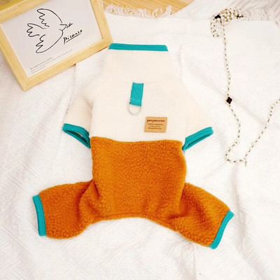 Naminių šunų kombinezonas Vilninis šunų kombinezonas žiemai, šiltas šuniuko kombinezonas Fahsion Cat pižama Mieli minkšti kačiuko komplektai Čihuahua drabužiai