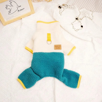 Naminių šunų kombinezonas Vilninis šunų kombinezonas žiemai, šiltas šuniuko kombinezonas Fahsion Cat pižama Mieli minkšti kačiuko komplektai Čihuahua drabužiai