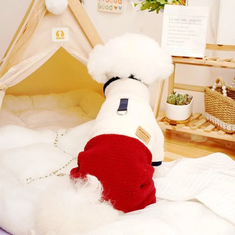 Naminių šunų kombinezonas Vilninis šunų kombinezonas žiemai, šiltas šuniuko kombinezonas Fahsion Cat pižama Mieli minkšti kačiuko komplektai Čihuahua drabužiai