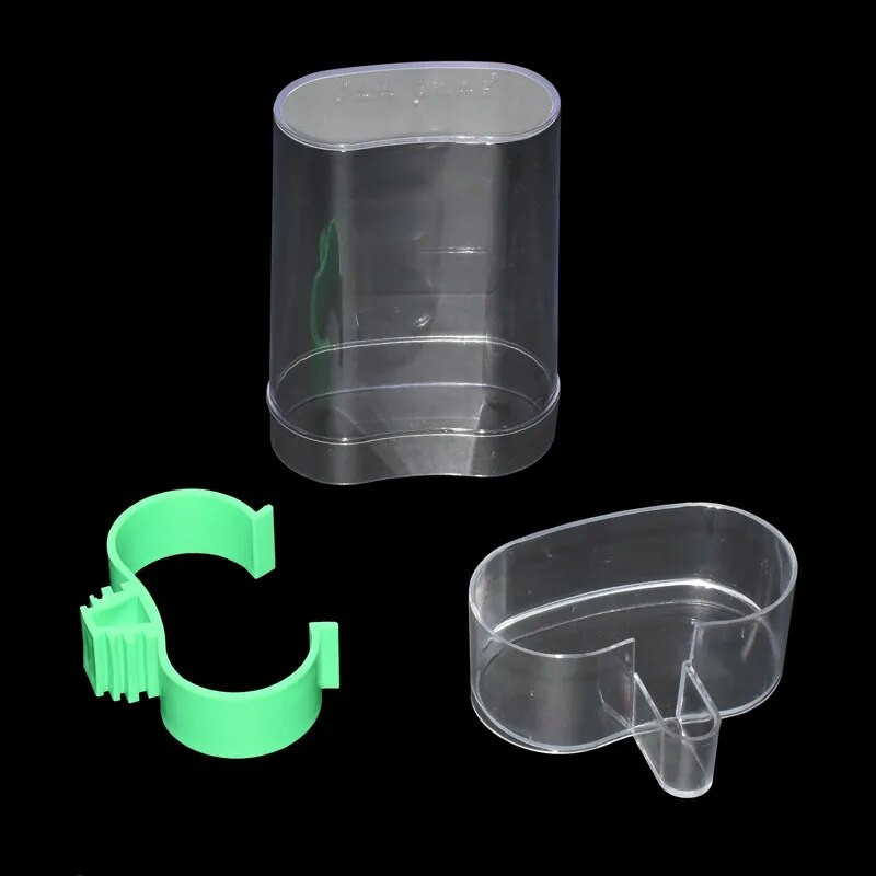 Δυνατότητα αποθήκευσης νερού Τροφή πουλιών Τροφή Νερό τροφοδοσία Αυτόματη τροφοδοσία Parrot Pet Dispenser Κλουβί Κλιπ τροφοδοσίας πουλιών 1 τεμ.