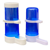 Pet Bird automatinis girtuoklis Lesyklėlė Mėlyna paukščių lesyklėlė Paukščių narvelis Papūgos šėrimo įrankis Automatinis lesyklėlės dubenys ir girdyklos 1 vnt.