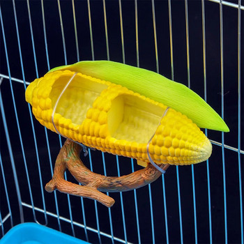 1 ΤΕΜ Μπολ τροφοδοσίας παπαγάλου με θήκη για σφιγκτήρα Δημιουργικό σχήμα φρούτων Pet Birds Τροφή Πιάτο παπαγάλοι Αξεσουάρ κλουβιού Τροφοδότης ποτών